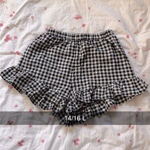 Kids Plaid Skirt/Shorts